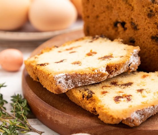 Pan de pascua con pasas